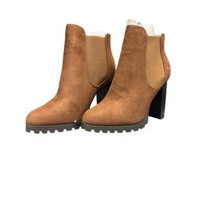 JustFab Whiskey Booties